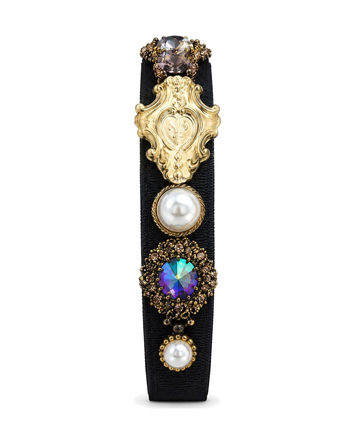 Baroque Pearl Heart Headband