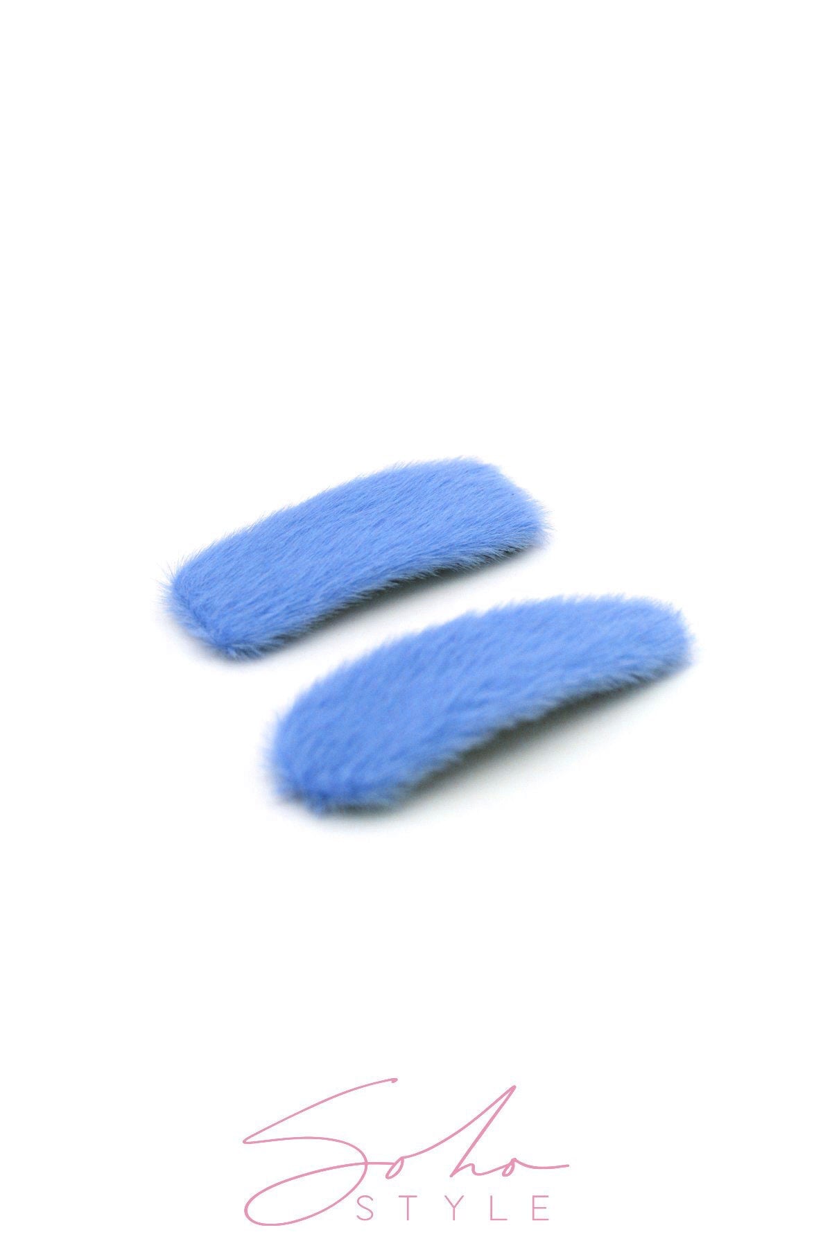Oversized Fuzzy Snap Clip Sets Hair Clip 2020