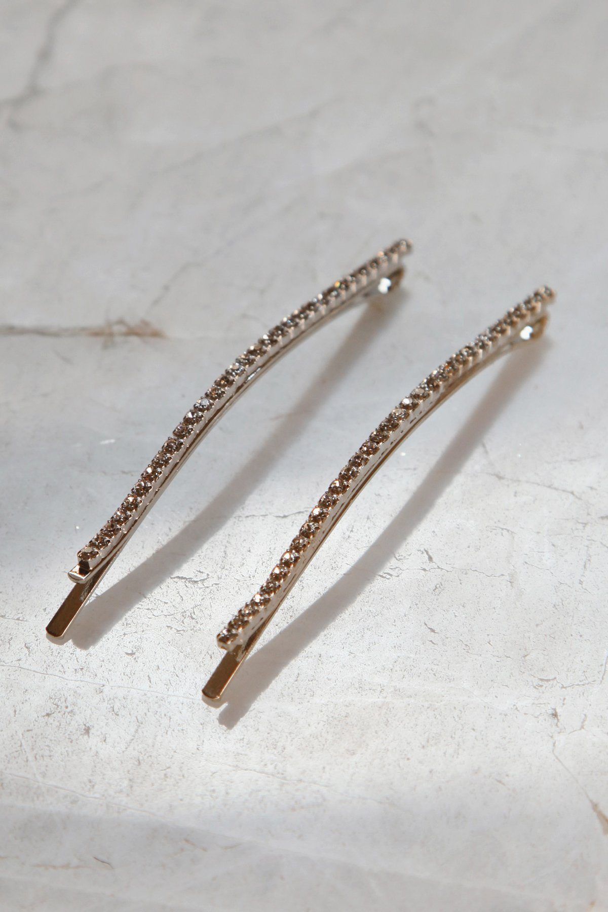 Sale - Crystal Statement Bobby Pin & All Sparkle Rectangular Jaw set Special