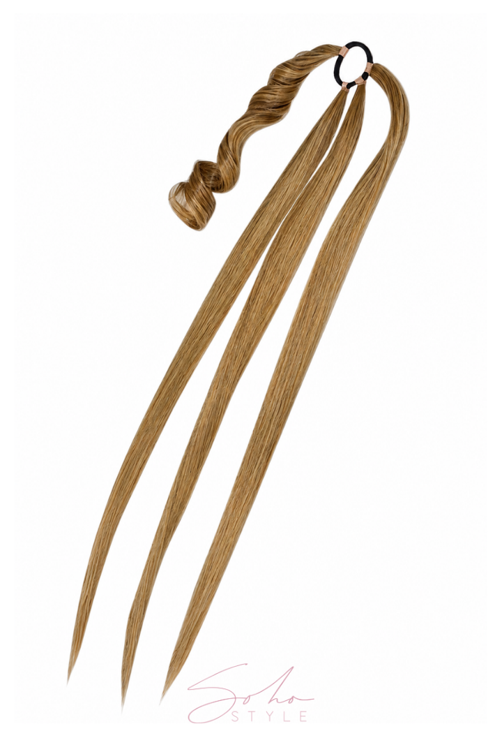 Glamwipe - 34" Extra Long Braidable Ponytail Extension