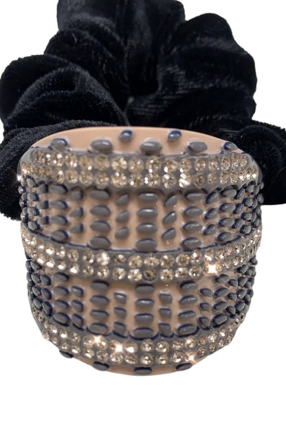 Chic Oval Decorative Ponytail Holder Ponytail Holder Soho Style