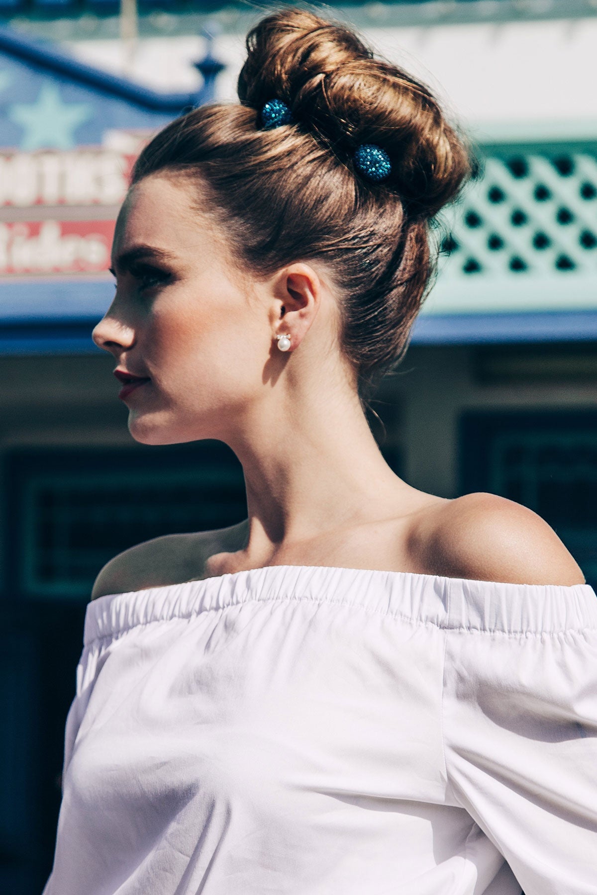 Crystal Mushroom Hair Stick Stick Soho Style