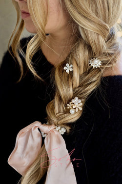 Elegant Flower Hair Stick Stick Soho Style