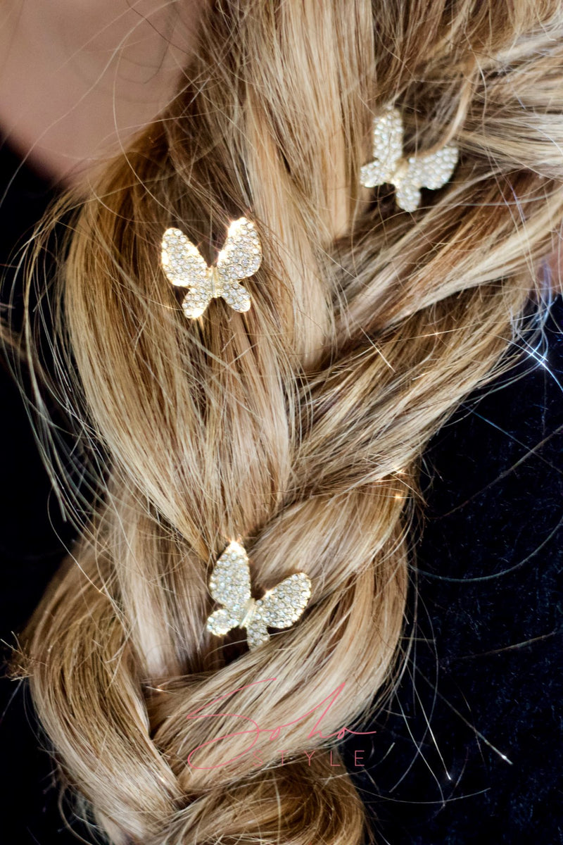 Elegant Butterfly Hair Stick Stick Soho Style