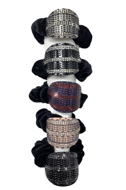 Chic Oval Decorative Ponytail Holder Ponytail Holder Soho Style