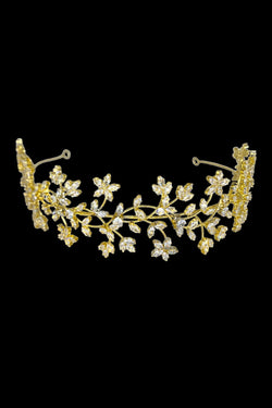 Crystal Blossom Branch Headpiece Wedding Sale