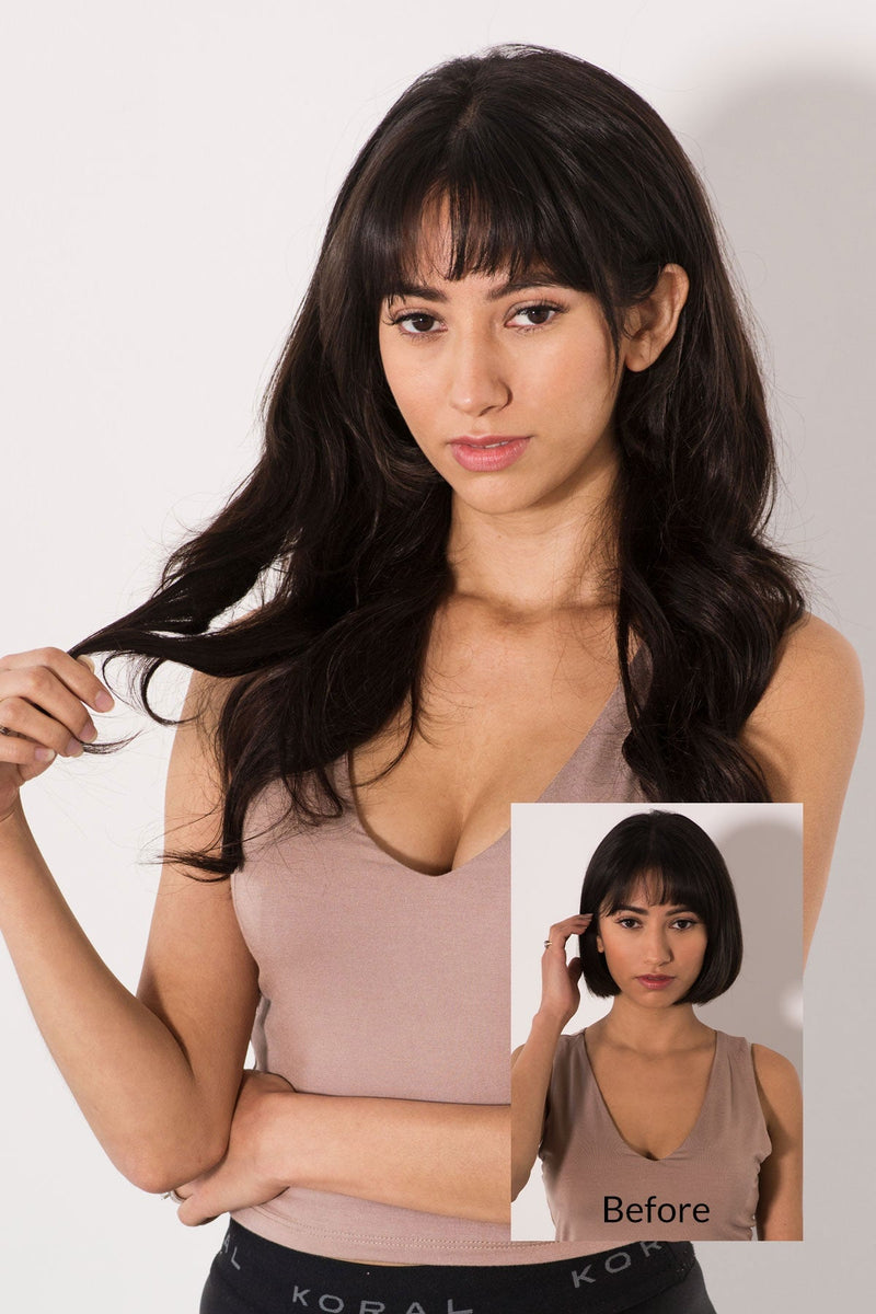 Jeanne - 22" U-Part Wig Human Hair Extension Hair Extension Soho Style