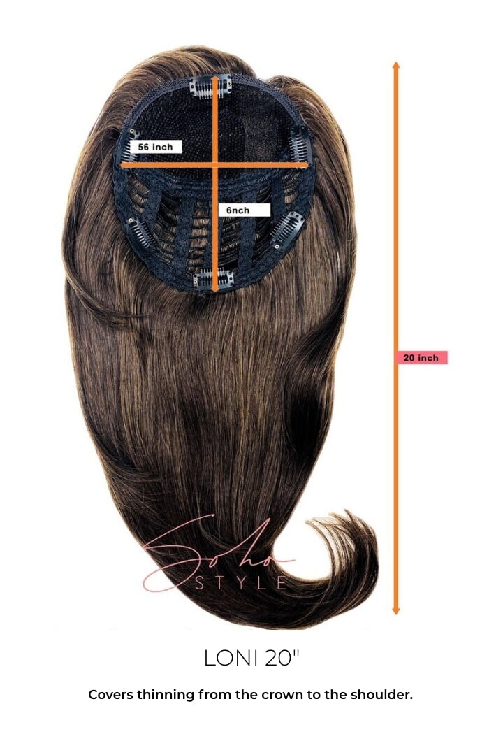 Loni - 20" Futura Hair Volume Topper Extension Hair Extension Soho Style