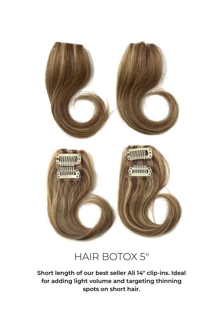 Hair Botox - 5" Human Hair Light Volume Clip-in Extension Hair Extension Soho Style
