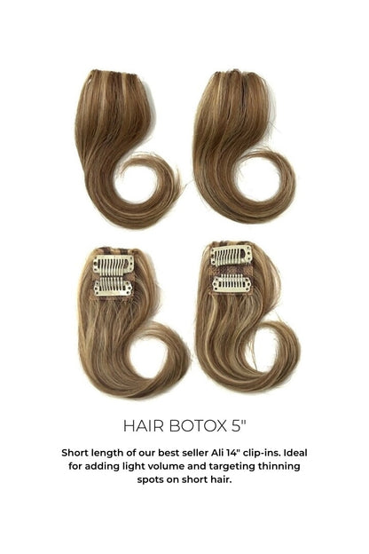 Hair Botox - 5" Human Hair Light Volume Clip-in Extension Hair Extension Soho Style