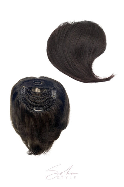 Lucy - 13" Human Hair Volume Topper Extension Hair Extension Soho Style