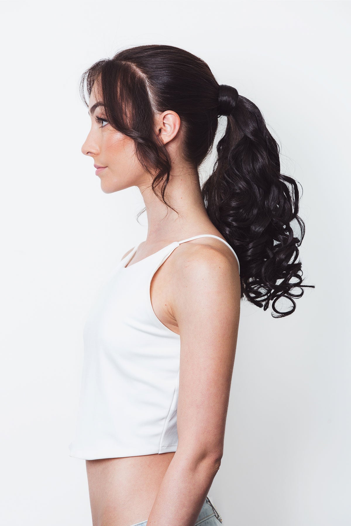 Miley - 18" Futura Curly Wrap-Around Ponytail Extension Hair Extension Soho Style
