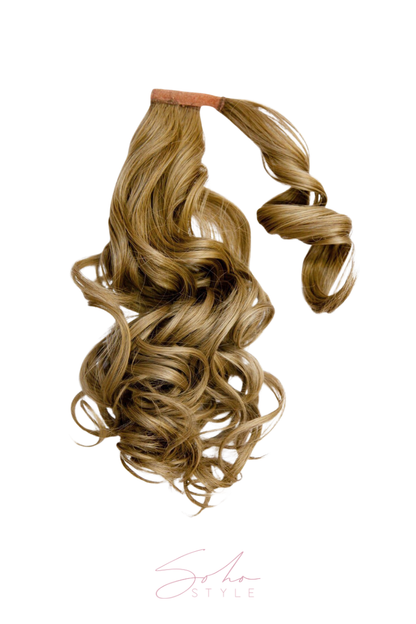 Miley - 18" Futura  Curly Wrap-Around Ponytail Extension