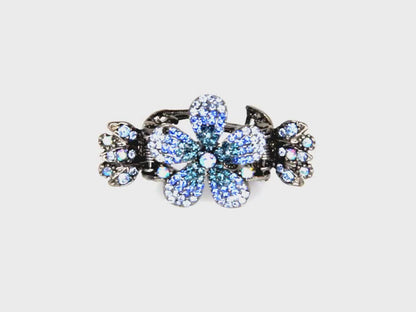 Ombre Crystal Flower Hair Jaw
