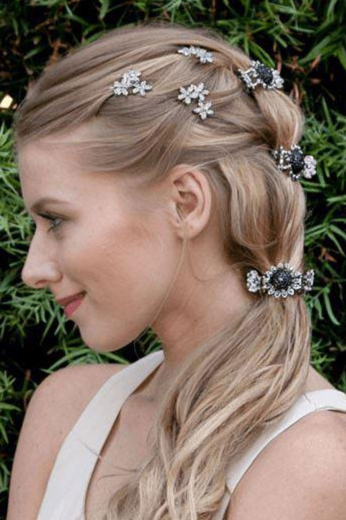 Crystal Sunflower Hair Jaw Hair Jaws Soho Style