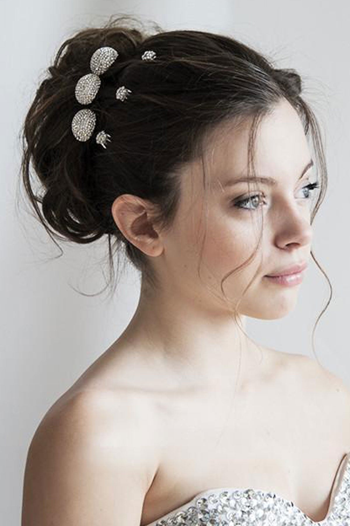 Crystal Mushroom Hair Stick Stick Soho Style