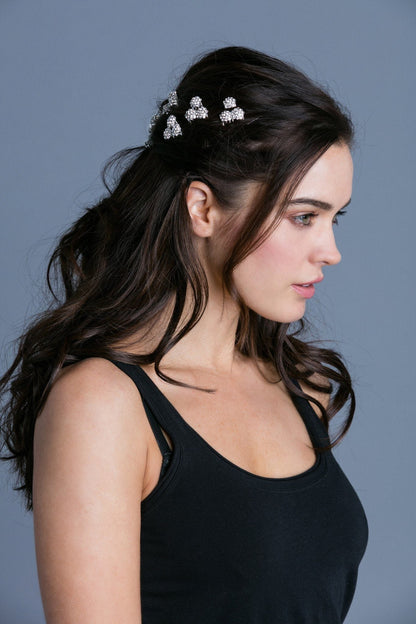 Crystal Cluster Mini Hair Comb Hair Comb Soho Style