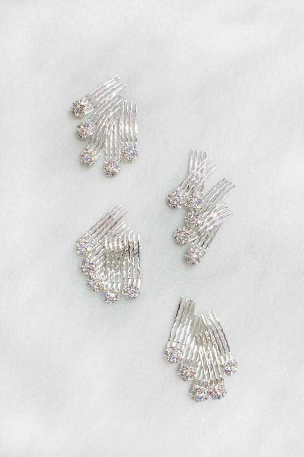 Crystal Cluster Mini Hair Comb Hair Comb Soho Style