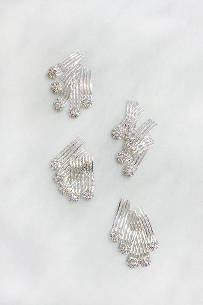 Crystal Cluster Mini Hair Comb Hair Comb Soho Style
