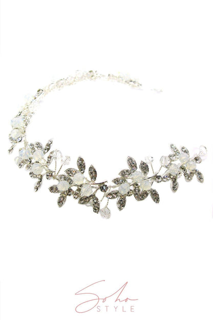 Esmé Crystal Hair Headband Wedding Sale