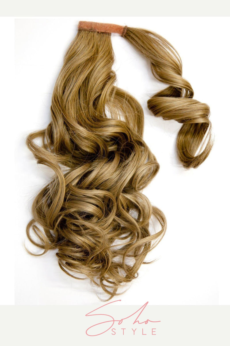 Miley - 18" Futura Curly Wrap-Around Ponytail Extension Hair Extension Sale