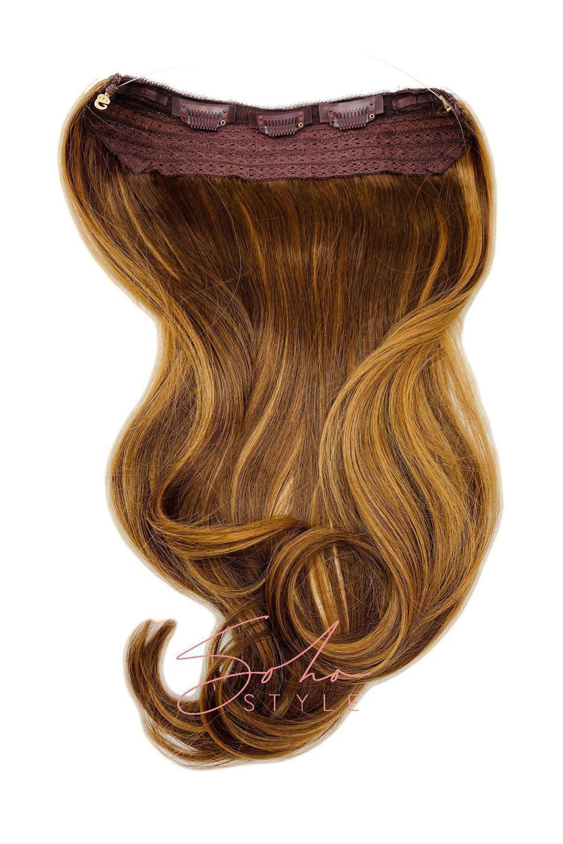 Aura - Invisible Wired (Halo) Remy Human Hair Extension Available in 14" or 20" Hair Extension Sale