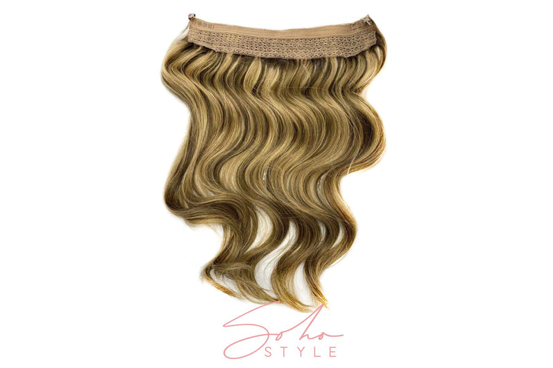 Root Two Tone Aura - Invisible Wired (Halo) Remy Hair Extension Available in 14" & 20" Set Hair Extension Sale