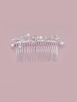 Blooming Spring Pearls Comb