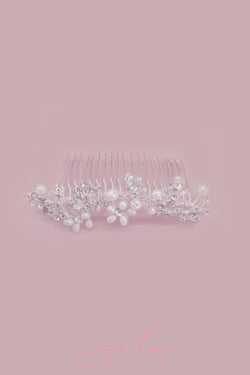 Blooming Spring Pearls Comb Wedding Sale
