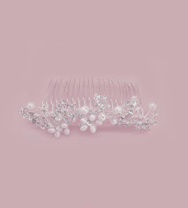 Blooming Spring Pearls Comb