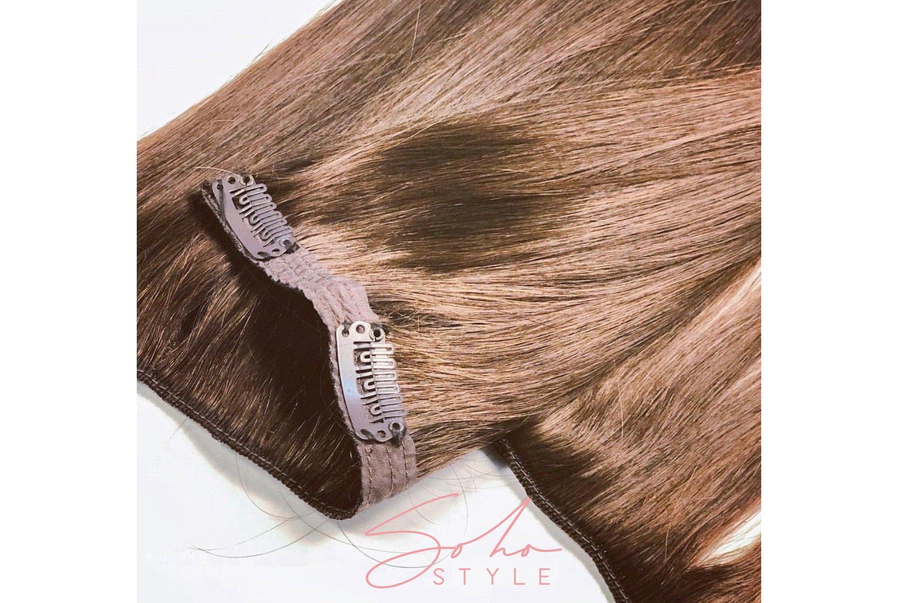 Seven Sisters 15",18", 22" Clip-In Human Hair Extensions Hair Extension Soho Style