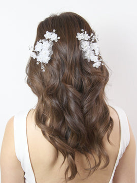 Ivory Soft Flower Comb