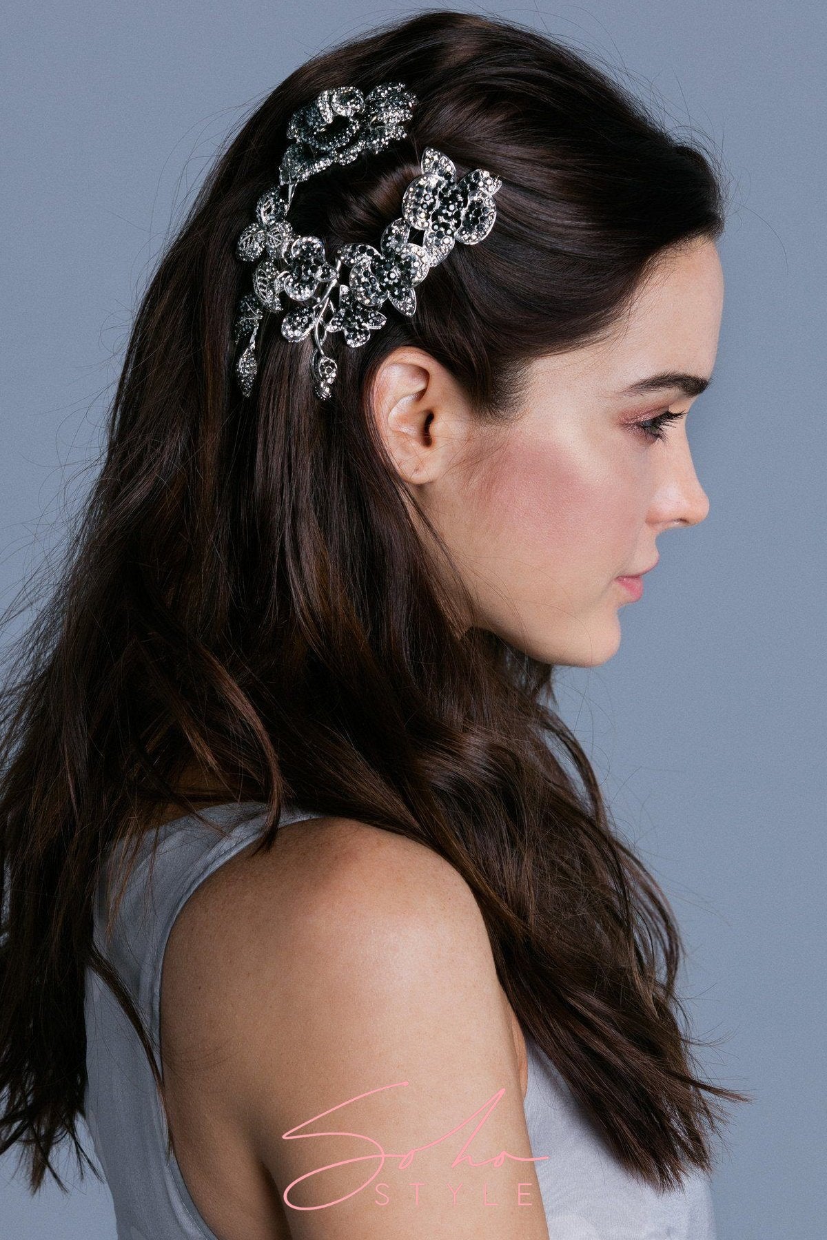 Crystal Rose branch Comb Hair Comb 2020