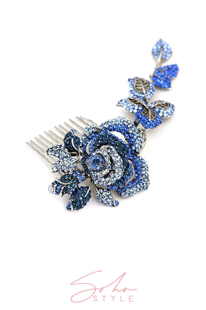 Crystal Rose branch Comb Hair Comb 2020
