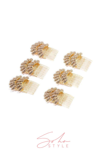 Almond Cluster Crystal Comb (Deluxe Set) value set Soho Style