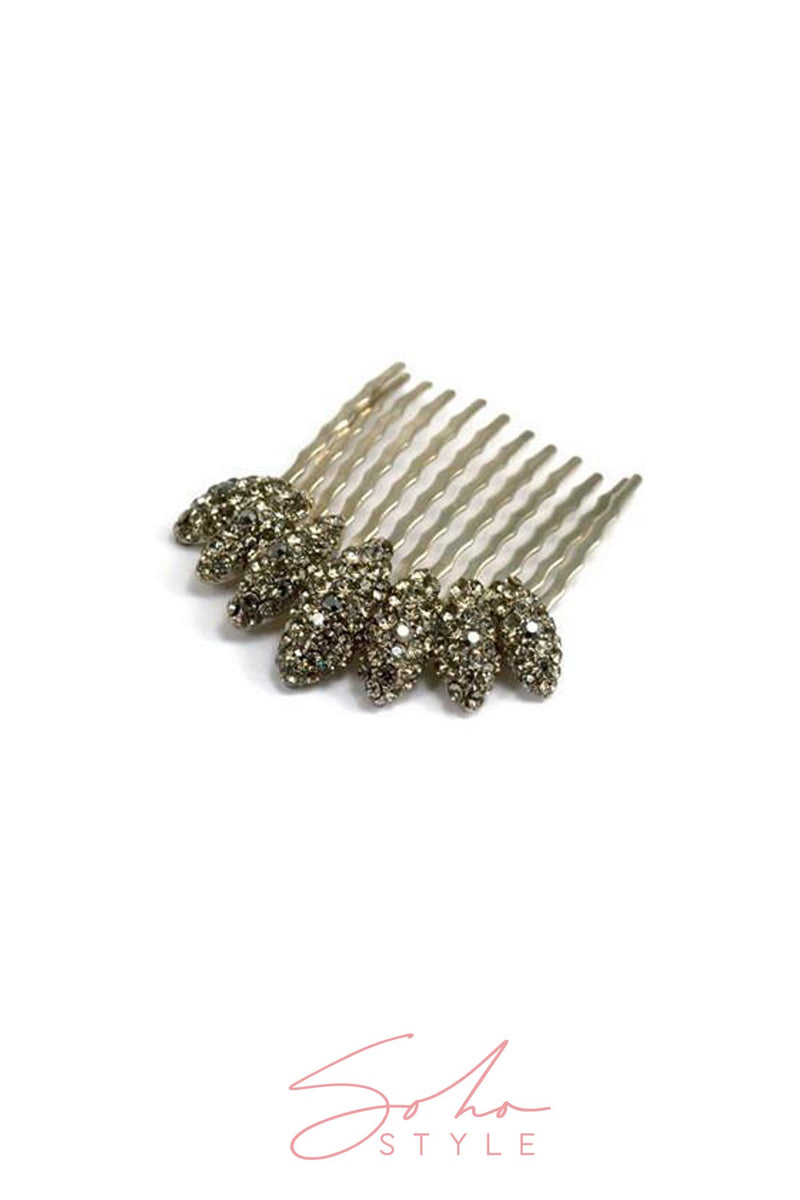 Almond Cluster Crystal Comb (Deluxe Set) value set Soho Style