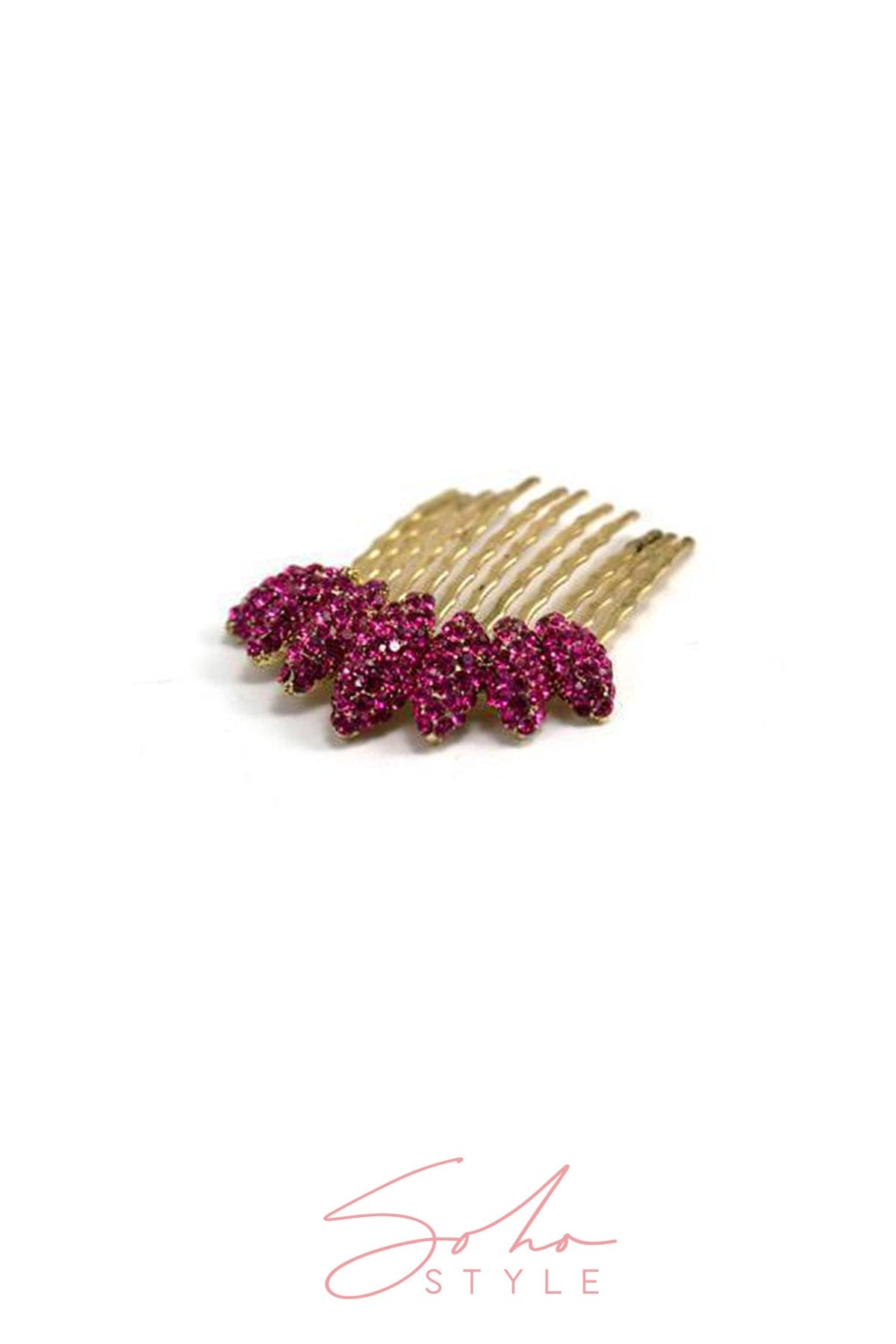 Almond Cluster Crystal Comb (Deluxe Set) value set Soho Style