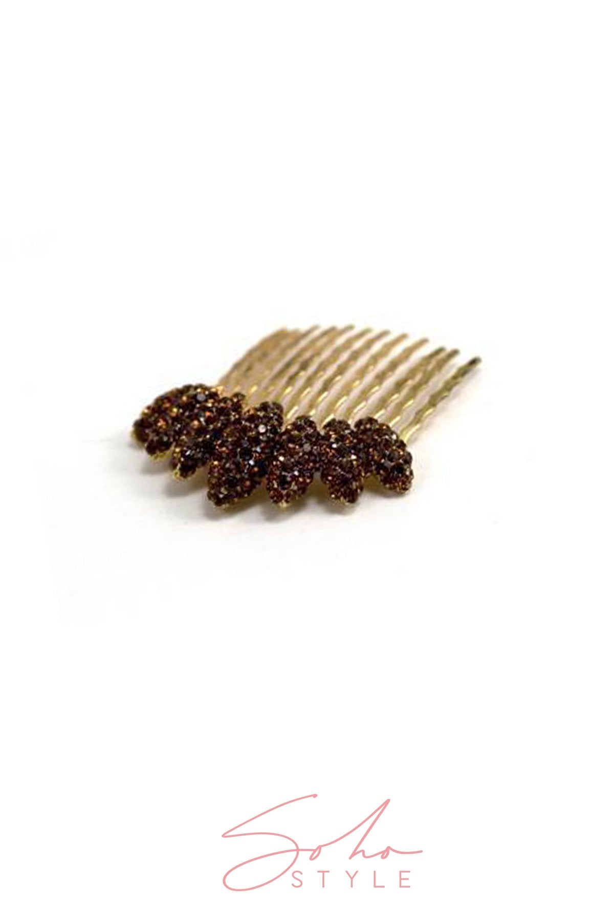 Almond Cluster Crystal Comb (Deluxe Set) value set Soho Style