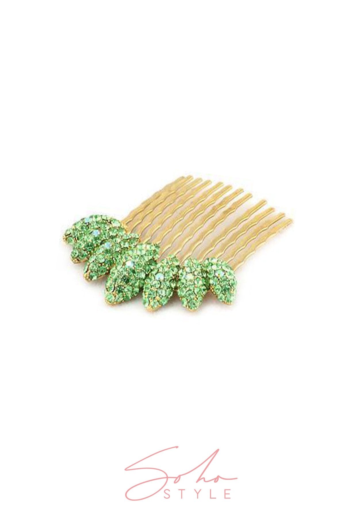 Almond Cluster Crystal Comb (Deluxe Set) value set Soho Style