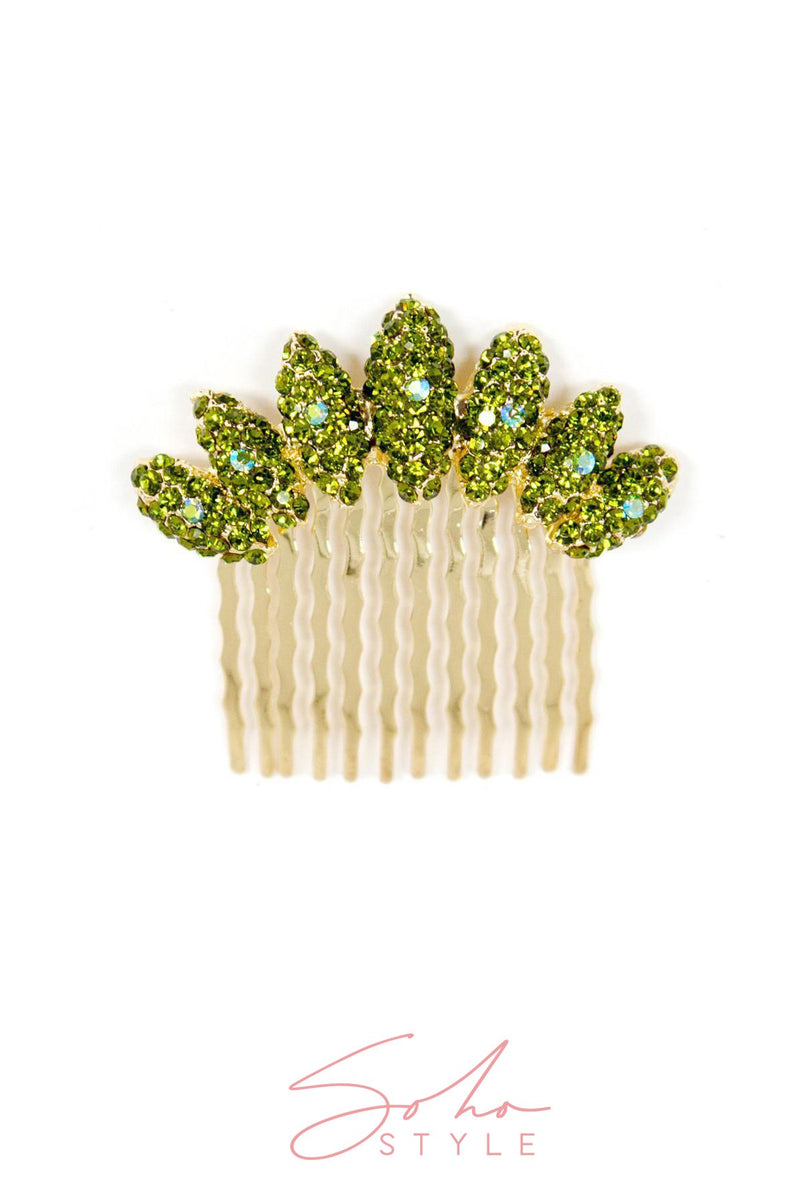 Almond Cluster Crystal Comb (Deluxe Set) value set Soho Style