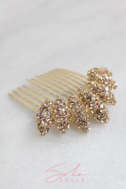 Almond Cluster Crystal Comb (Deluxe Set) value set Soho Style