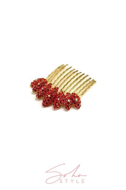 Almond Cluster Crystal Comb (Deluxe Set) value set Soho Style