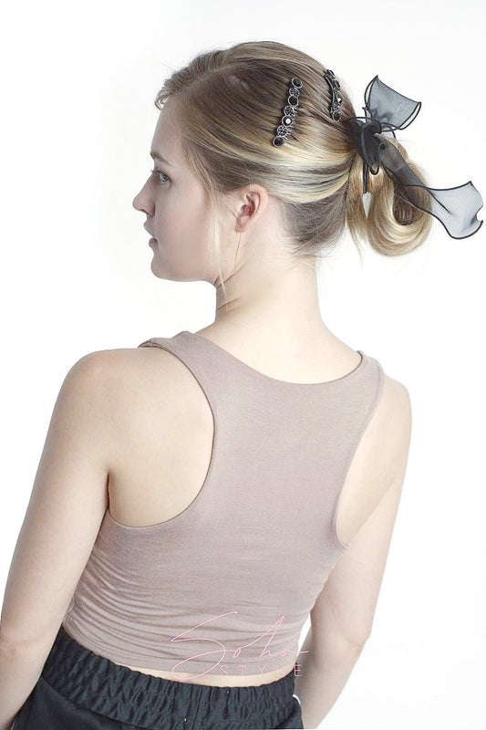 Rounded Pattern Bejeweled Hair Comb Hair Comb 2020