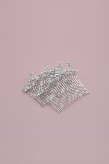 Crystal Tulips Comb Wedding Sale