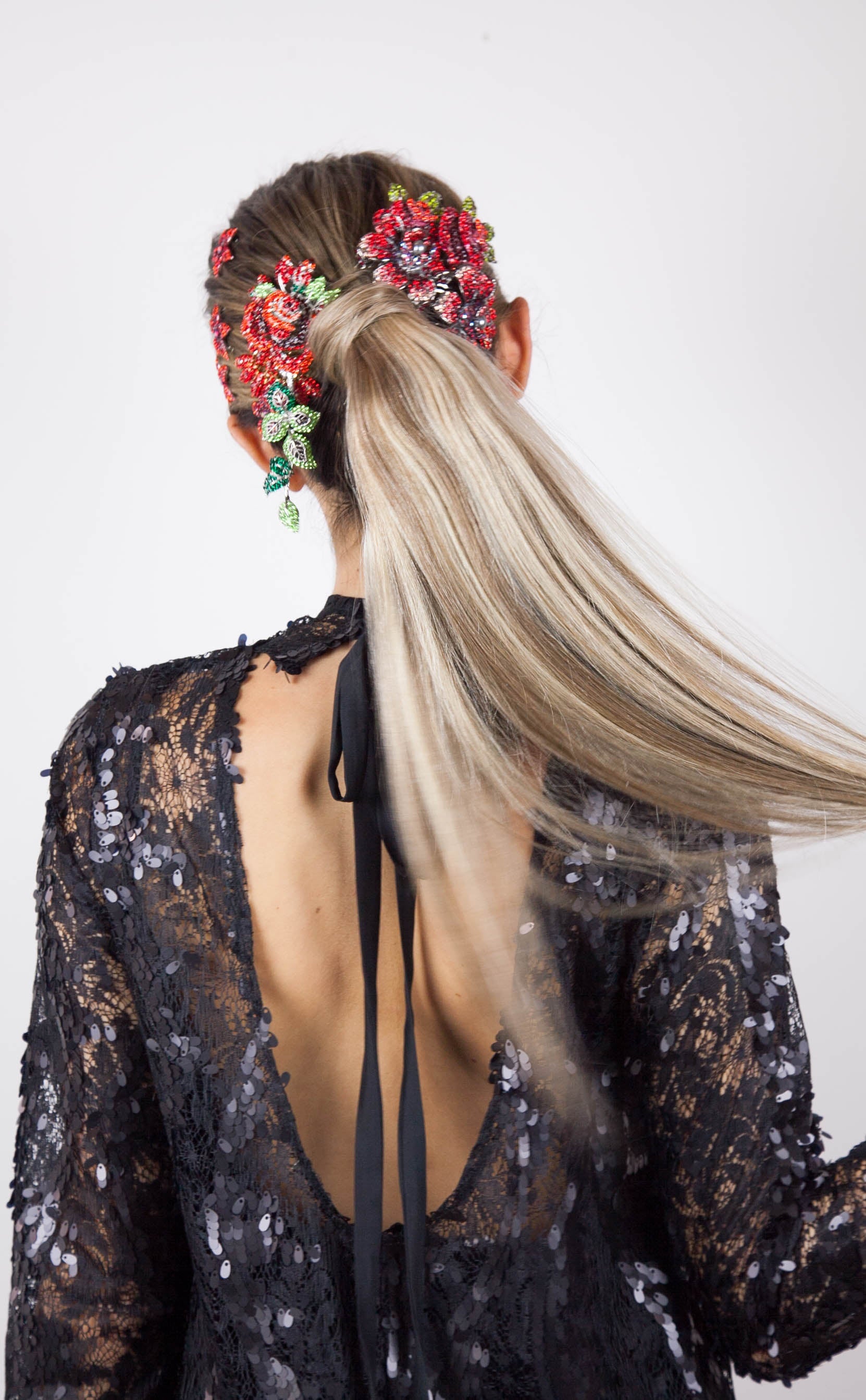 ROMANTIC ROSE HAIR COMB set ($270 value) value set Soho Style
