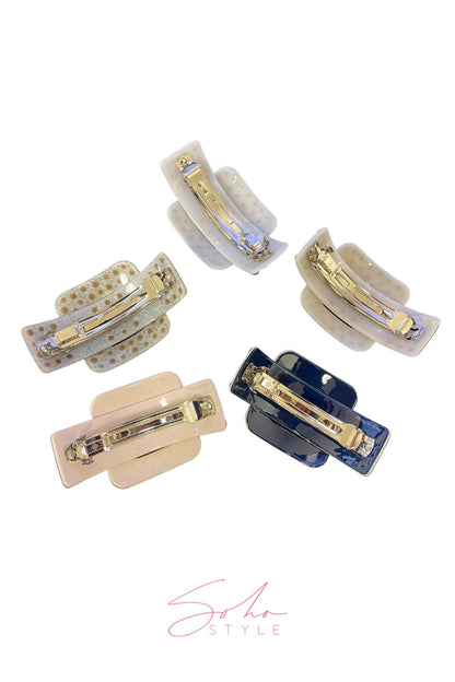 2023 New Cellulose #01 Barrette Soho Style