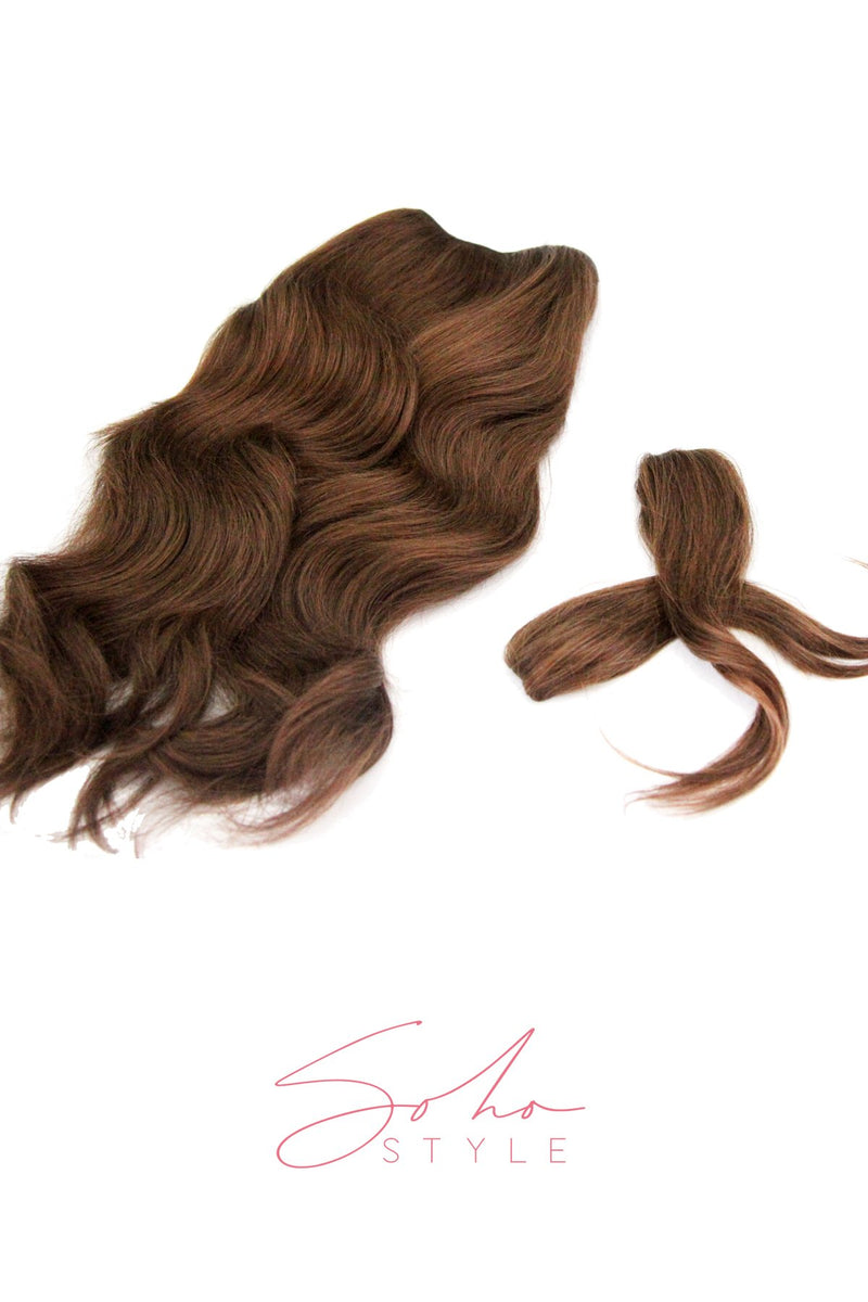 Special Value Set - JEANNE 22" U-Part Wig Human Hair + Ali set Hair Extension Sale