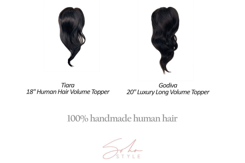 Tiara - 18'' Remy Human Hair Volume Topper Extension Hair Extension Sale