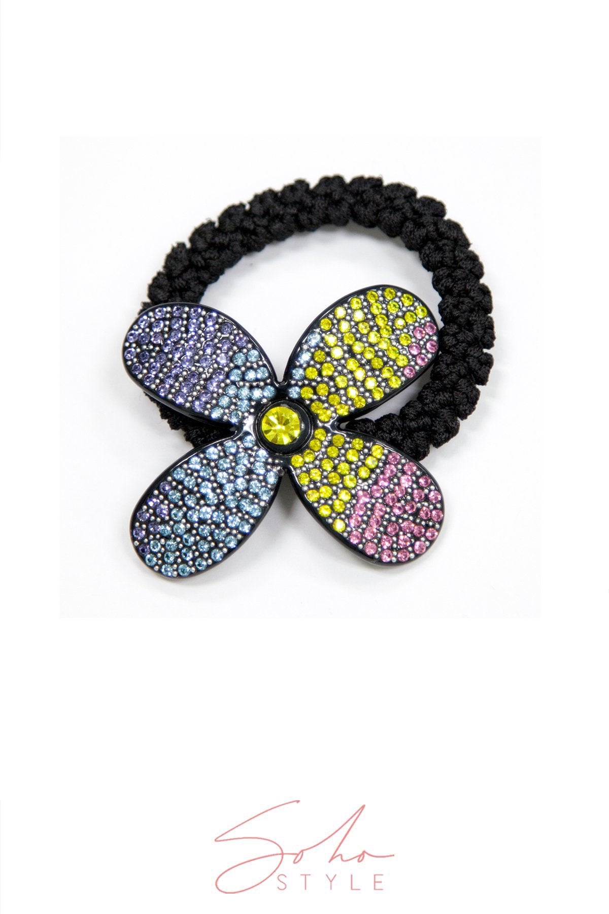 Floral Petals Scrunchy Ponytail Ponytail Holder Soho Style