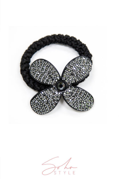 Floral Petals Scrunchy Ponytail Ponytail Holder Soho Style